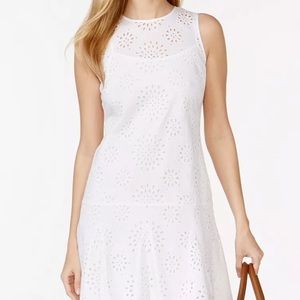 Michael Kors Eyelet White Dress
